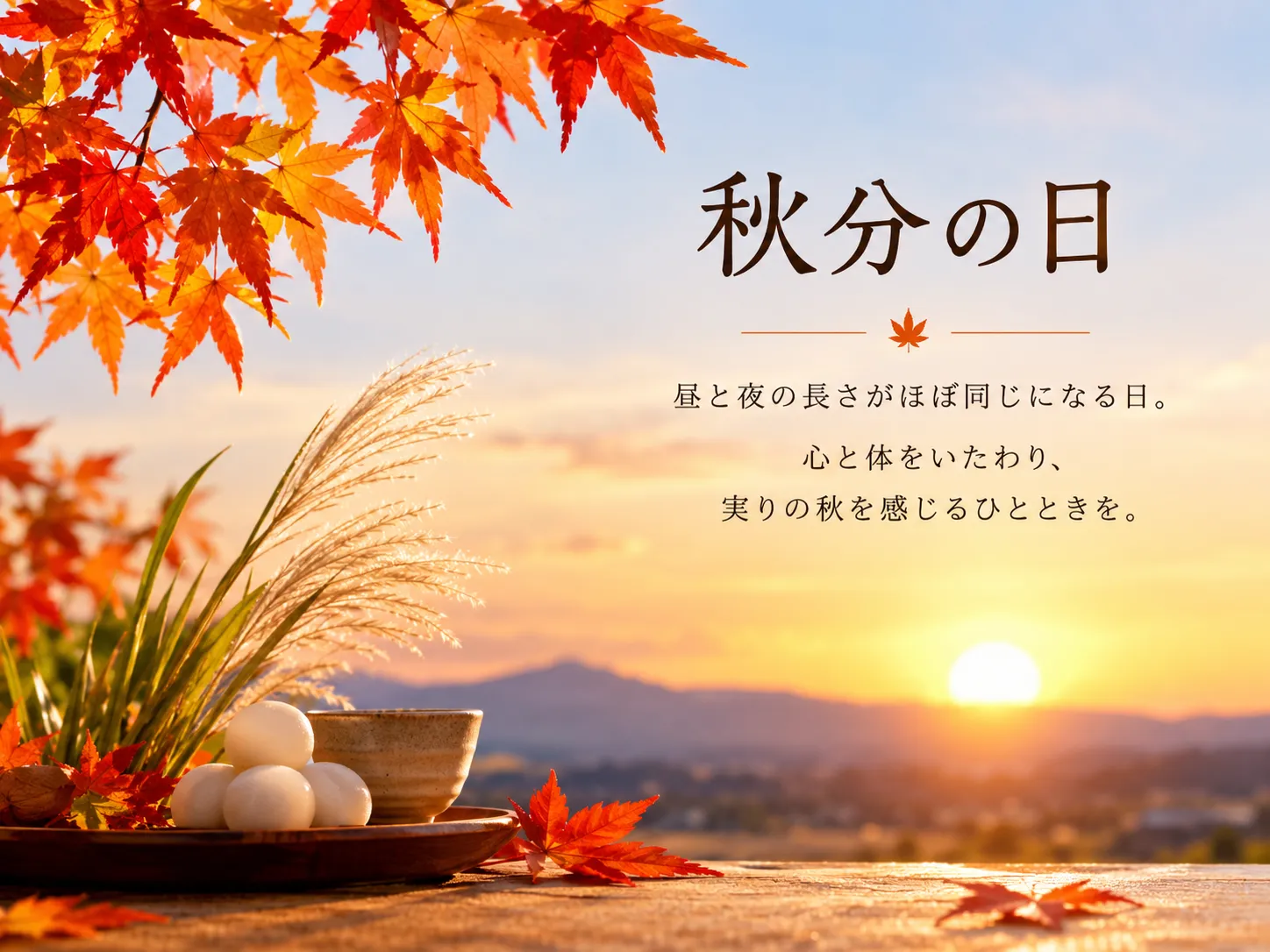 秋分の日と身体の変化